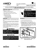 Предварительный просмотр 1 страницы Lennox LB-114470G Installation Instructions Manual