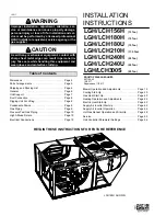 Lennox LCH156H Installation Instructions Manual предпросмотр