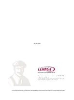 Предварительный просмотр 70 страницы Lennox LM036CI-100P232-1X Service Manual