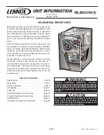 Предварительный просмотр 1 страницы Lennox Merit ML296UH090XV48C Unit Information