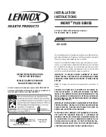 Lennox Merit Plus MP-420D Installation Instructions Manual preview