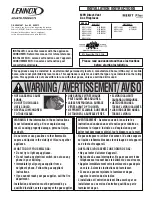 Lennox Merit Plus MPD35RNE Installation Instructions Manual preview