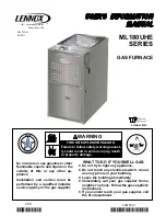 Lennox ML180DFE SERIES User'S Information Manual preview