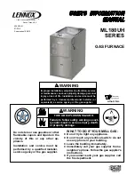 Lennox ML180UH SERIES User'S Information Manual preview