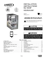 Lennox ML193DF Installation Instructions Manual preview