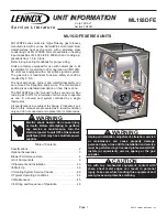 Lennox ML193DFE Unit Information preview