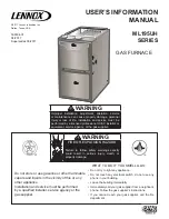 Lennox ML195UH User'S Information Manual preview