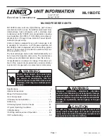 Lennox ML196DF045XE36B Unit Information preview