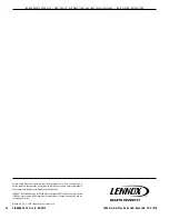 Preview for 34 page of Lennox Montebello MDLX40IN Installation Instructions Manual