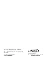 Preview for 28 page of Lennox MPB33CNM Care And Operation Instructions Manual