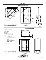 Lennox MPE-27 Installation Instructions preview