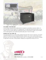 Предварительный просмотр 4 страницы Lennox Residential Packaged Gas/Electric Unit 15gCsX Brochure & Specs