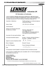 Предварительный просмотр 117 страницы Lennox SCA 010 Installation, Operation & Maintenance Manual