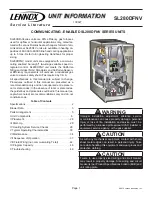 Lennox SL280DF060NV36B Unit Information preview