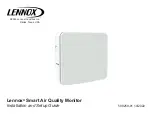 Lennox Smart Air Quality Monitor Installation And Setup Manual preview