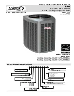 Preview for 1 page of Lennox SPB036H4 User Manual