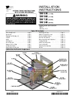 Preview for 1 page of Lennox SW 036 Installation Instructions Manual