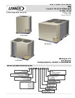 Lennox T-CLASS TS Series Engineering Data предпросмотр