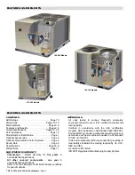 Предварительный просмотр 2 страницы Lennox T-CLASS TS Series Engineering Data