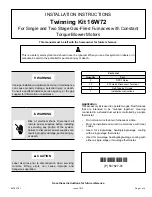 Lennox Twinning Kit 16W72 Installation Instructions preview