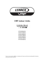 Lennox VE2C009N432U Installation Manual предпросмотр