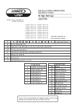 Preview for 1 page of Lennox VEHW007N432P Installation & Operation Instructions