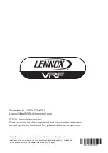 Preview for 72 page of Lennox VEP Series Installation & Operation Instructions