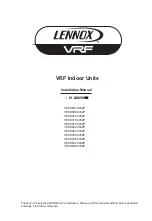 Предварительный просмотр 1 страницы Lennox VRF VE8K007C432P Installation Manual