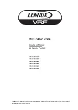 Preview for 1 page of Lennox VRF VEAH024C432P Installation Manual