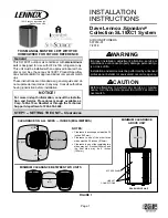 Предварительный просмотр 1 страницы Lennox XC21-024 Installation Instructions Manual