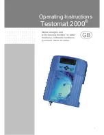 Lenntech Testomat 2000 Operating Instructions Manual предпросмотр