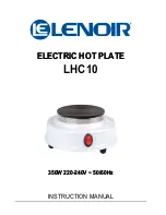 Lenoir LHC10 Instruction Manual preview