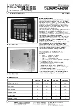 Lenord+Bauer MotionPLC GEL 8240 Technical Information предпросмотр