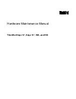 Lenovo 019923U Hardware Maintenance Manual preview