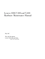 Lenovo 07632VU Hardware Maintenance Manual preview