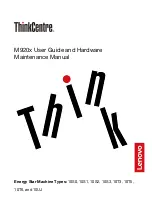 Lenovo 10S0 User Manual And Hardware Maintenance Manual preview