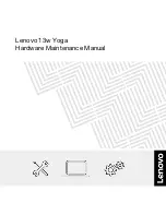 Lenovo 13w Yoga Hardware Maintenance Manual preview