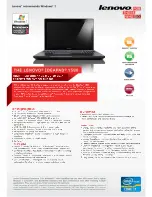 Lenovo 20994CU Brochure preview