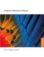 Предварительный просмотр 1 страницы Lenovo 20YM0009GE-CAMPUS Hardware Maintenance Manual