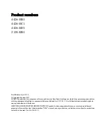 Preview for 2 page of Lenovo 2120-HB1 User Manual