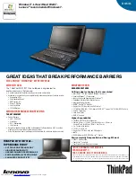 Preview for 1 page of Lenovo 25002XU Specifications