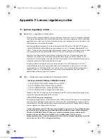 Preview for 73 page of Lenovo 29582ZU User Manual