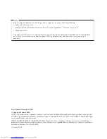 Preview for 2 page of Lenovo 2985C5U User Manual