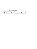 Предварительный просмотр 3 страницы Lenovo 3000 C200 Hardware Maintenance Manual