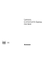 Lenovo 3000 C315 User Manual preview