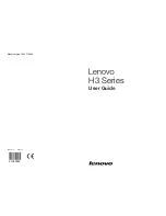 Preview for 1 page of Lenovo 3000 H310 User Manual