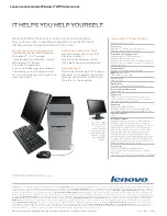 Preview for 2 page of Lenovo 3000 J115 Specifications