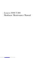 Preview for 3 page of Lenovo 3000 V100 Hardware Maintenance Manual