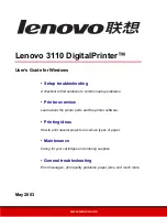 Lenovo 3110 User Manual предпросмотр