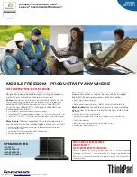 Preview for 1 page of Lenovo 3249ERU Brochure